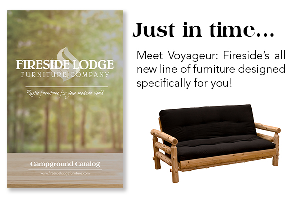 Furniture designed with campgrounds, RV parks, and cabin rentals in mind.