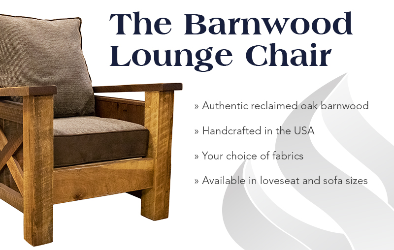 The new Barnwood gathering room furniture is already drumming up excitement