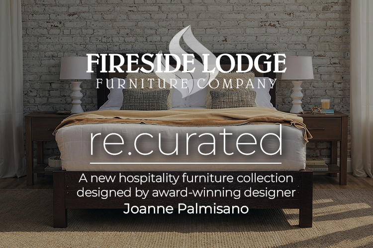 Come see re.curated - a new hospitality collection of furniture designed by award-winning designer Joanne Palmisano